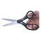 Westcott 8 in. Long 3.25 in. Cut Length KleenEarth Basic Plastic Handle Scissors - Straight Black Handle (3/Pack)